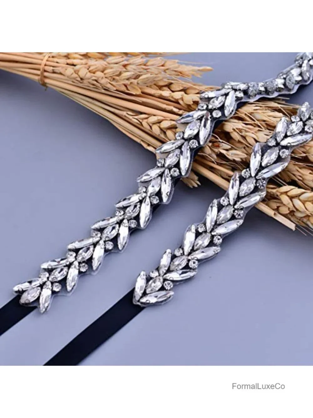 Rhinestone Wedding Belt Sash for Bride Bridesmaid Dress